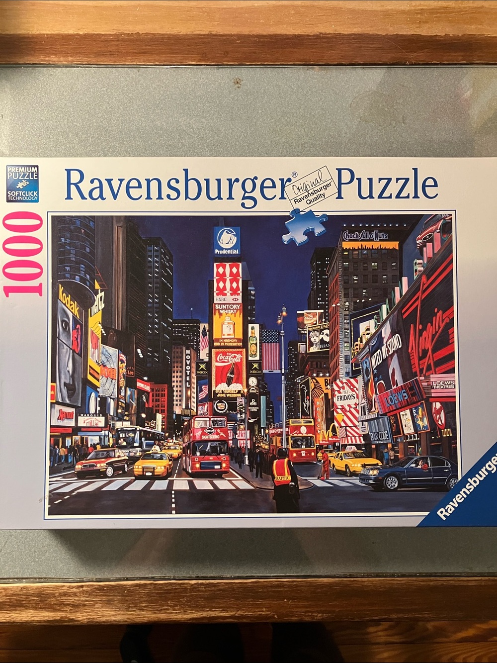 Ravensburger Times Square Night Scene Puzzle - 1,000 pieces, NO missing!